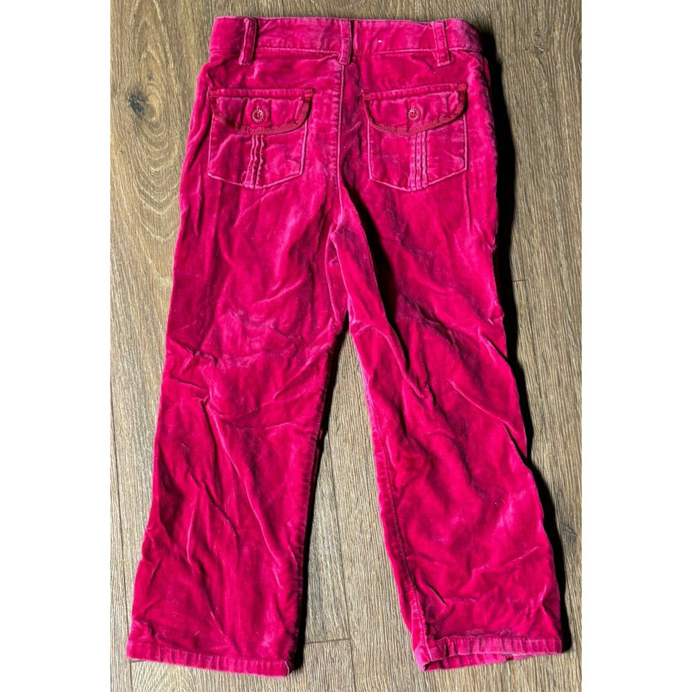 Oshkosh Kid's Velveteen Cordless Cordoroy Embroidered Pants, 20x16, tagged 4t - Picture 11 of 11
